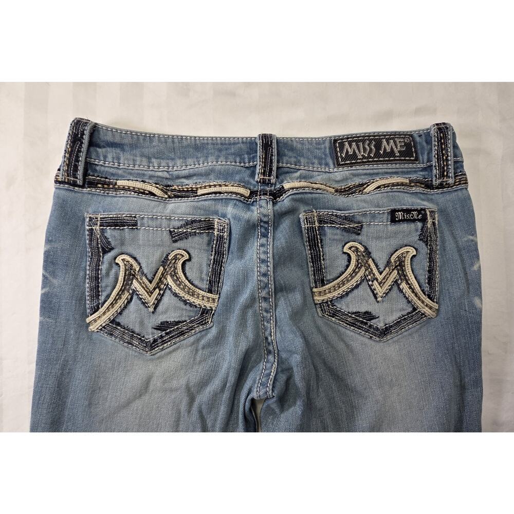 Miss Me Jeans Women's Measures 30x28 Bootcut M Series Thick Embroidered - Picture 5 of 13